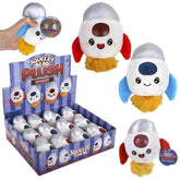 3" Space Rocket Squeezy Bead Plush Kids Toy – Assorted
